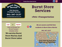 Tablet Screenshot of burntstoreservices.com